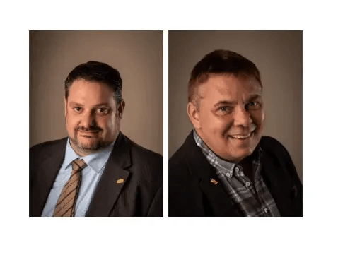 Die liberalen Kreistagskandidaten Olaf M. Werner und Oliver Weinekötter Die liberalen Kreistagskandidaten Olaf M. Werner und Oliver Weinekötter