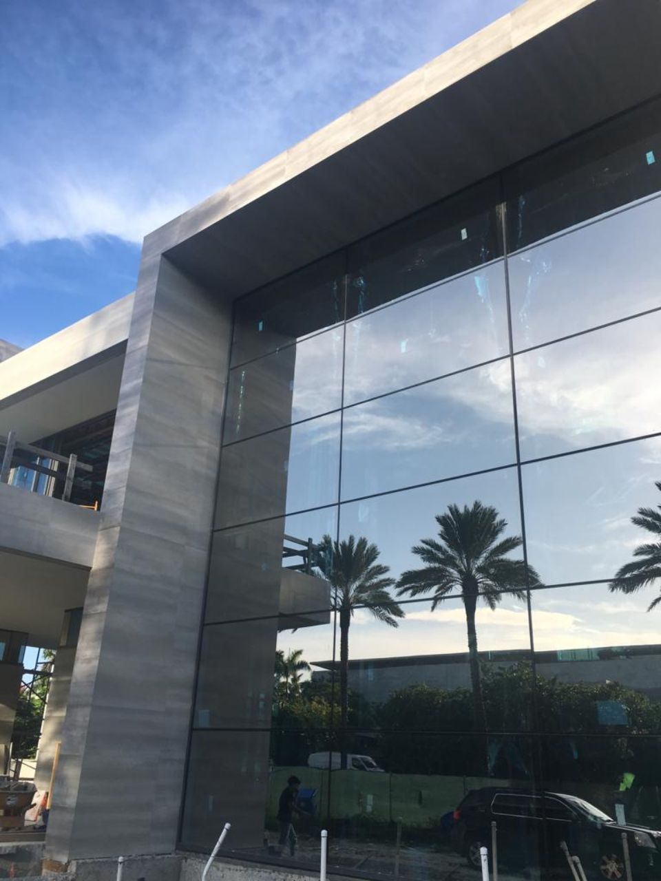 facciata di una villa a Miami