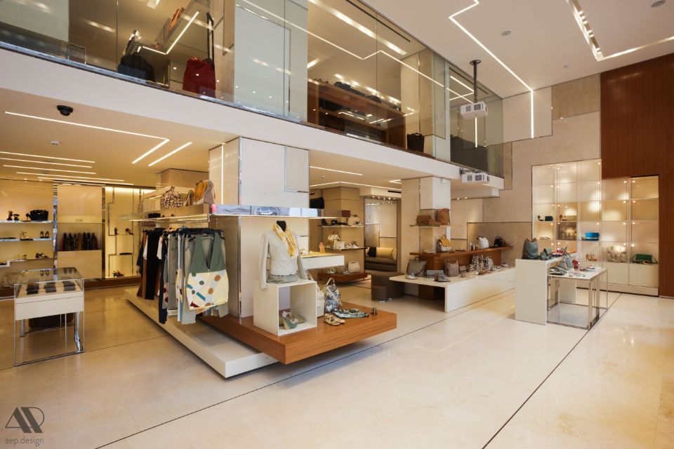 edificio moderno per il retail