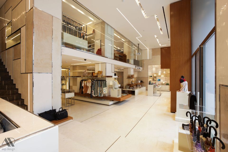struttura per il retail dal design moderno