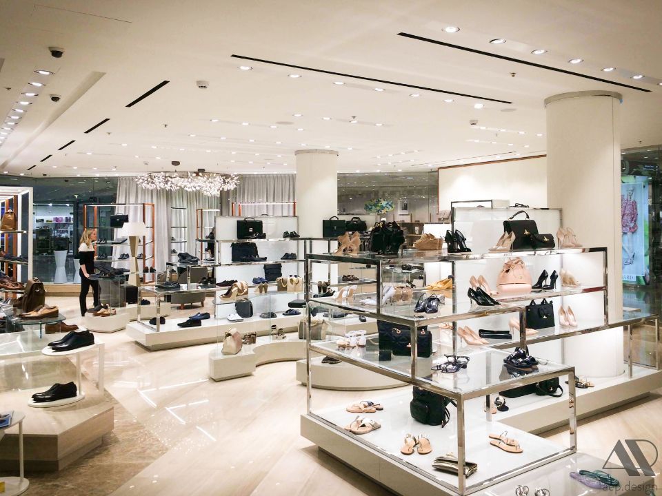 edificio per il retail di scarpe