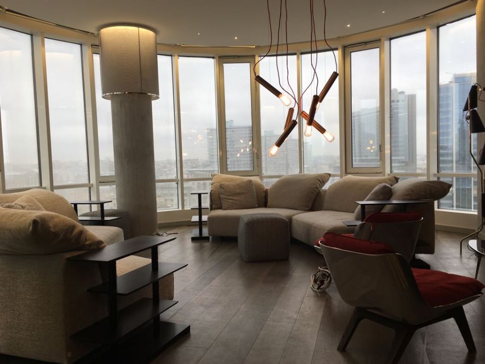 lounge di edificio residenziale a Mosca