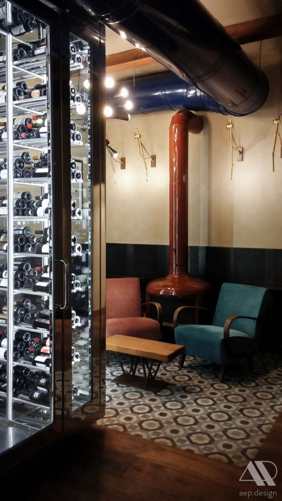 interno di ristorante di lusso a Mosca