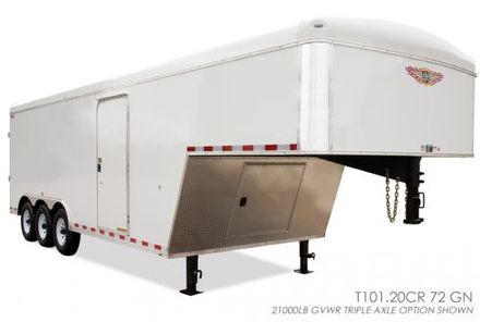 H&H CR Series Round-top Gooseneck Car Hauler