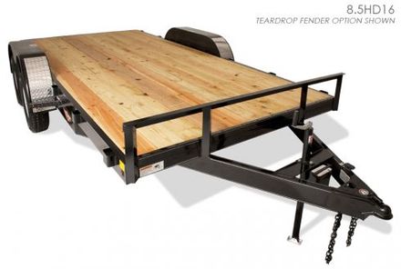 H&H Heavy Duty Car Hauler Trailer