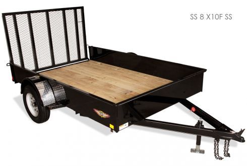 H&H SS Solid Side Single Trailer