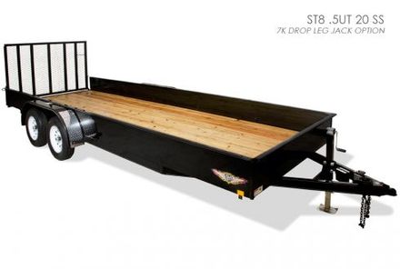 H&H SS Solid Side Tandem Utility Trailer