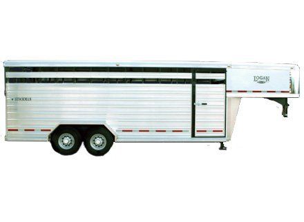 Logan Stockman Gooseneck Livestock Trailer - Kansas Dealer