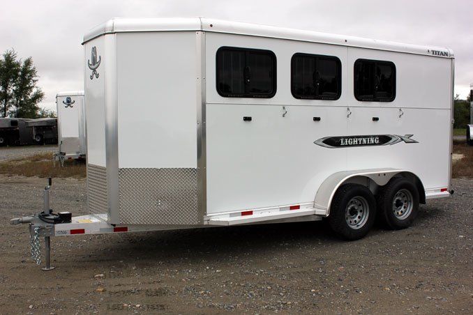 Titan Aluminum Lightning Bumper Hitch Trailer