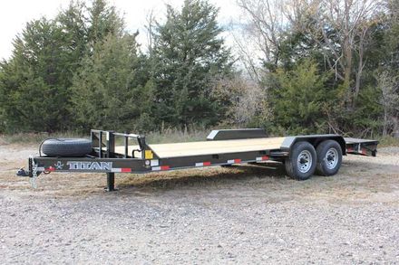 Titan Utility Bumper Hitch Trailer