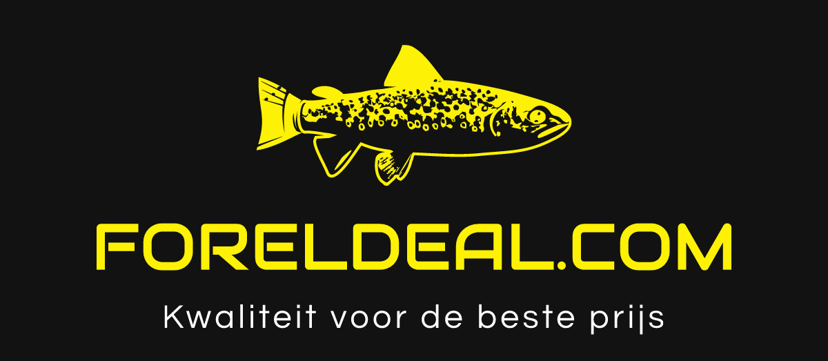 Logo of FORELDEAL.COM with a yellow fish and text 