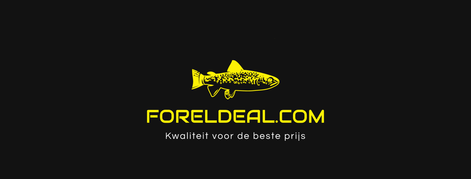 Geel vislogo met de tekst 