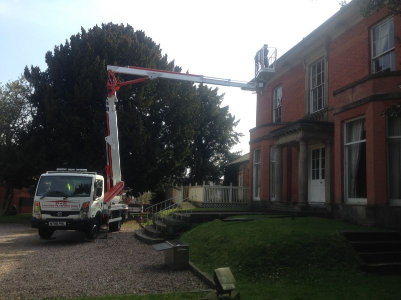 Gutter repair work