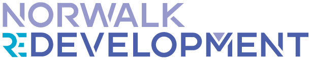 Logo for Norwalk Redevelopment featuring the text