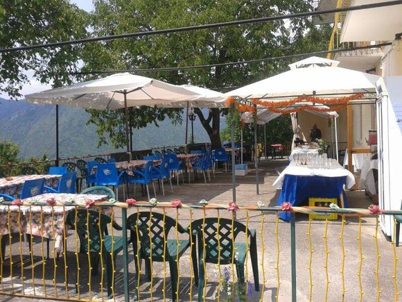 Veranda all'aperto del Ristorante Domina
