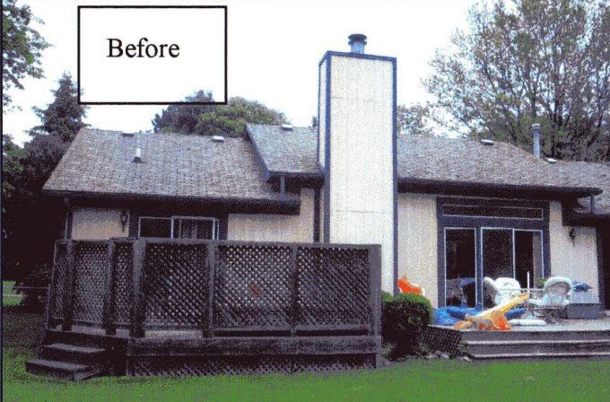 Before Exterior Deck Renovation by DansWay Construction