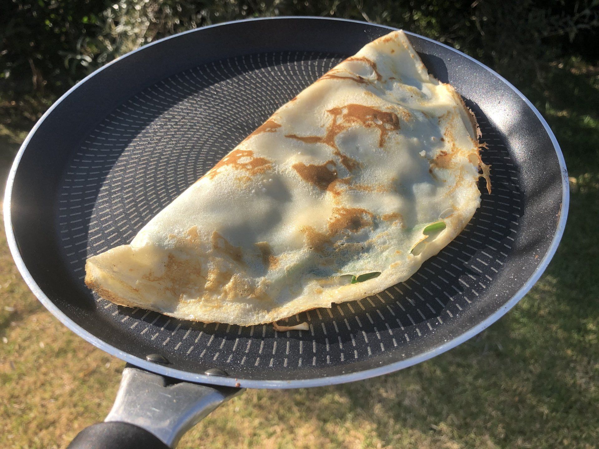 Spinach & Fetta Buckwheat Crepes