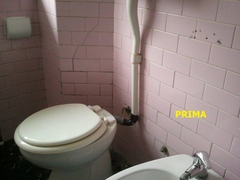 Impianto sanitario prima dell