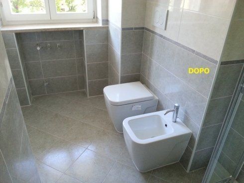 Impianto sanitario dopo l