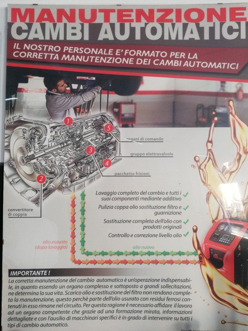 manutenzione cambi automatici