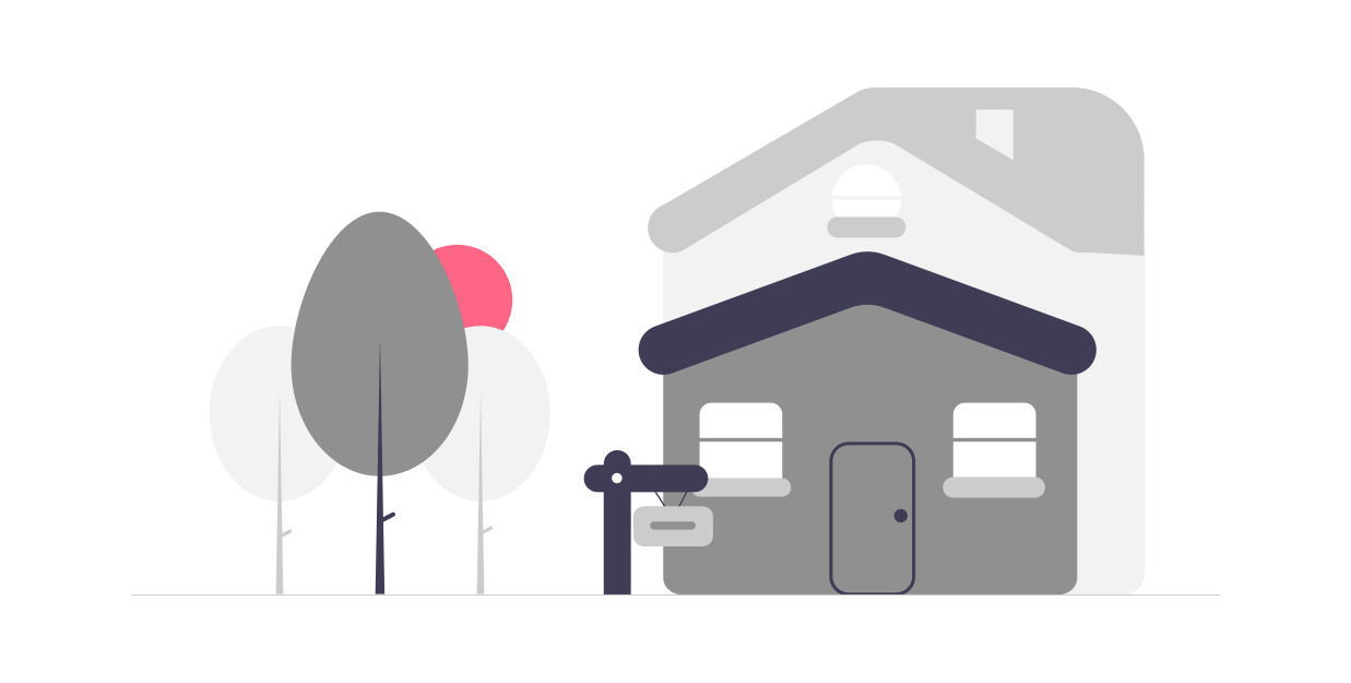 house illustration