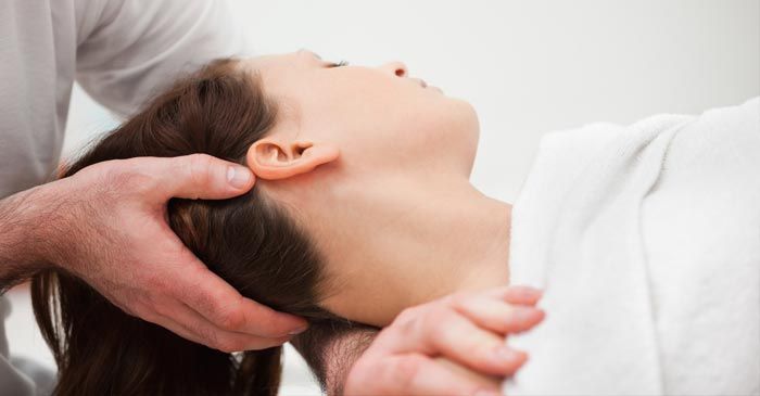 Woman getting Neck Pain Relief in Kingston Ulster County NY 12401