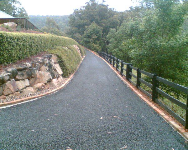 paved road