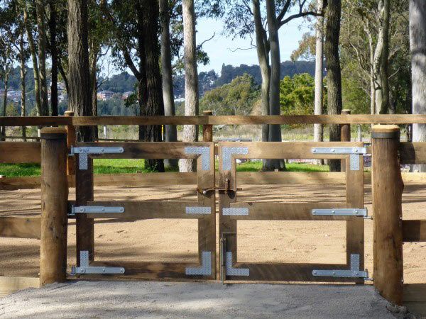 wooden gate