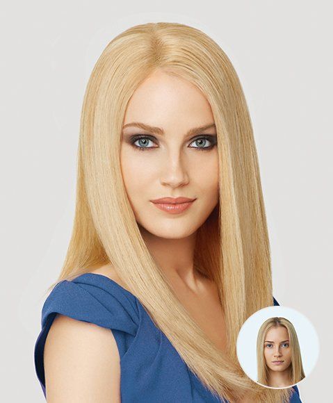 long, straight blonde hair services