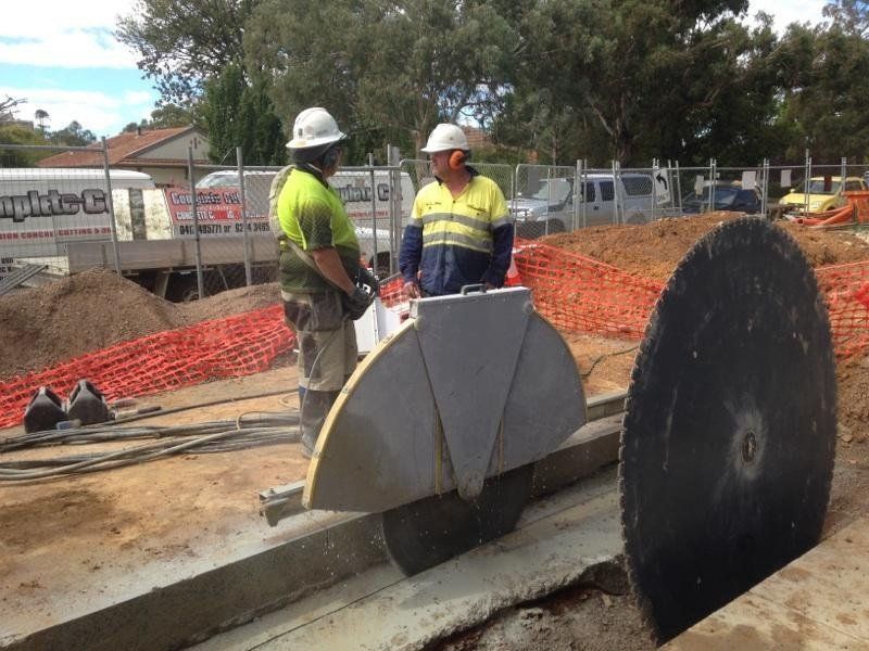 Big cutter being brought at the construction site