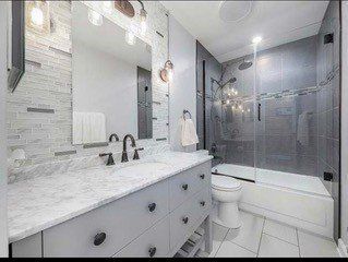 Marble Bathroom — Fort Worth, TX — ProSource Installations