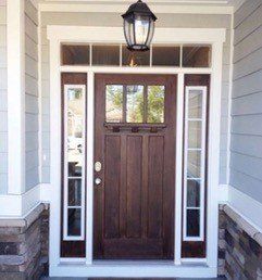 Brown Front Door — Fort Worth, TX — ProSource Installations