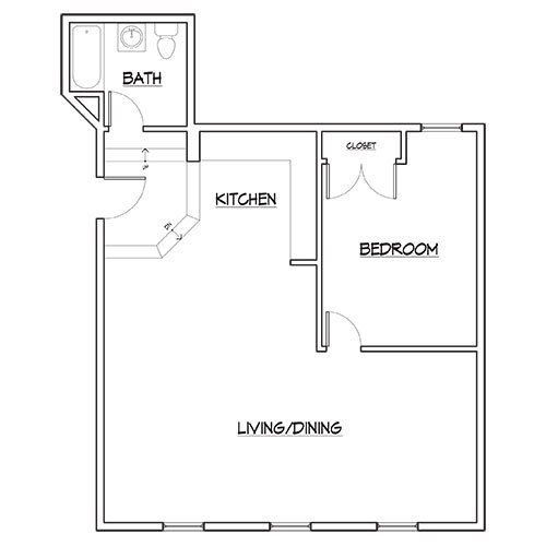 Hiawatha Heights - 1 BDRM