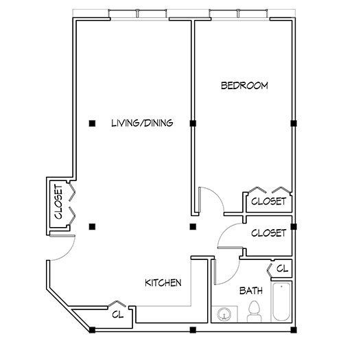 Hiawatha Heights - 1 BDRM - 990sqft