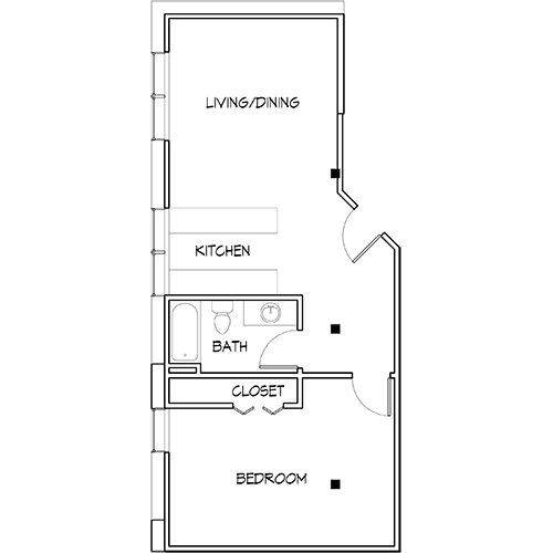 Hiawatha Heights - 1 BDRM - 681sqft