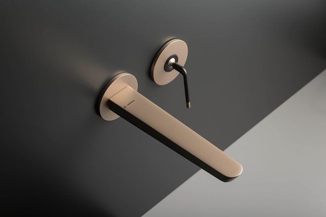 rubinetto bagno in bronzo