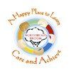 A logo for a happy place to learn care and achieve.