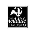 A black and white logo for the wildlife trusts.