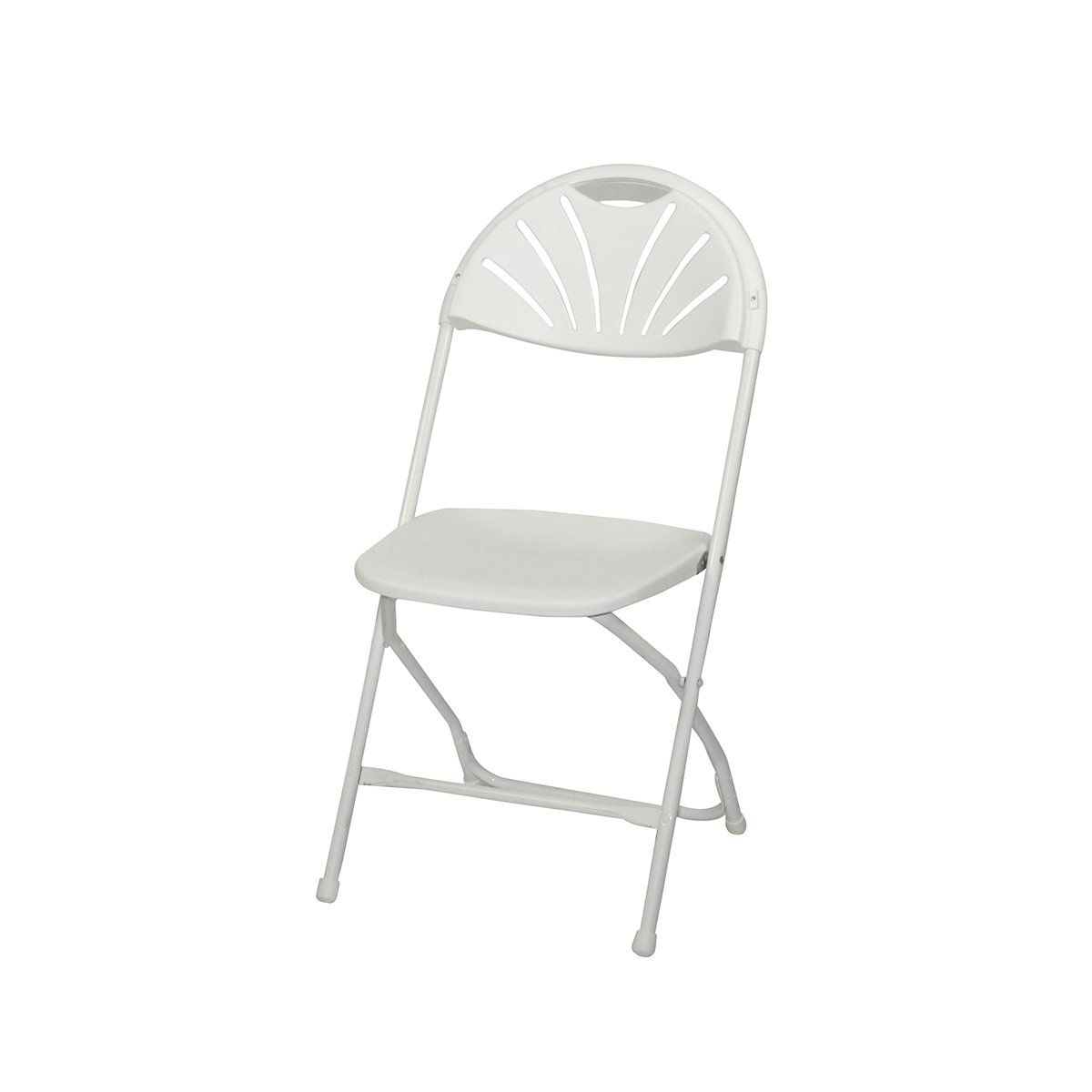White Plastic Folding Chair