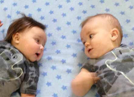 Infants laying next to eachother - Day Care services in Conshoshocken, PA Infants laying next to eachother - Day Care services in Conshoshocken, PA