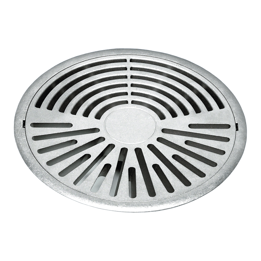 QB-D floor swirl diffuser, radial and vertical discharge. Adjustable throw pattern for optimum user comfort. By Krantz