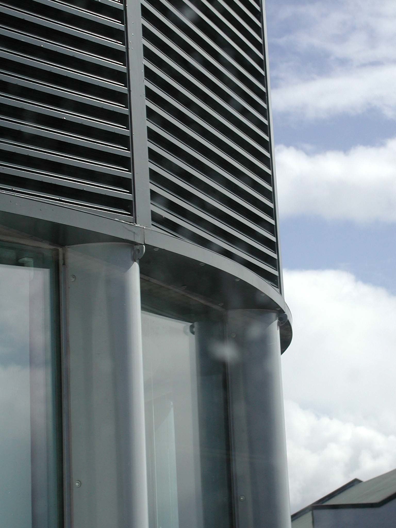 Architectural external weather louvres, by Colman