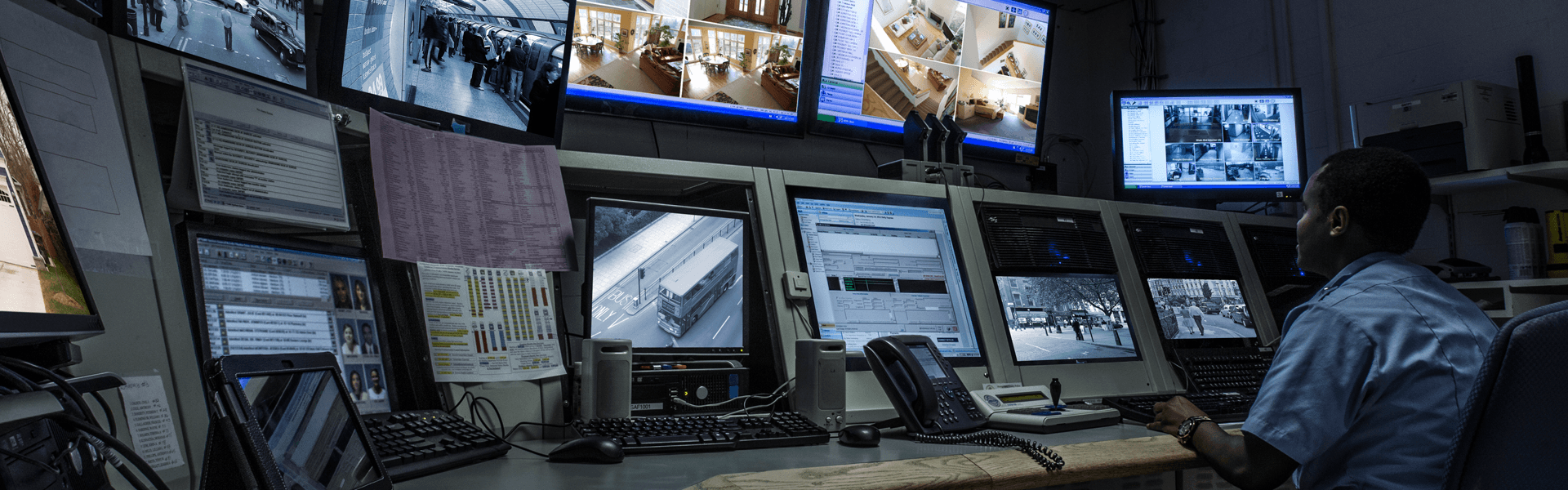 security camera monitors