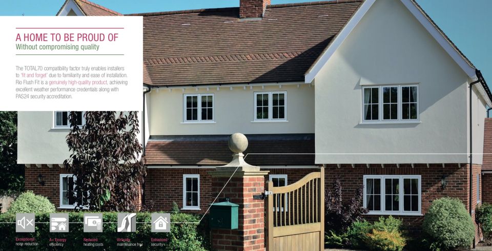 RIO flush REHAU upvc windows