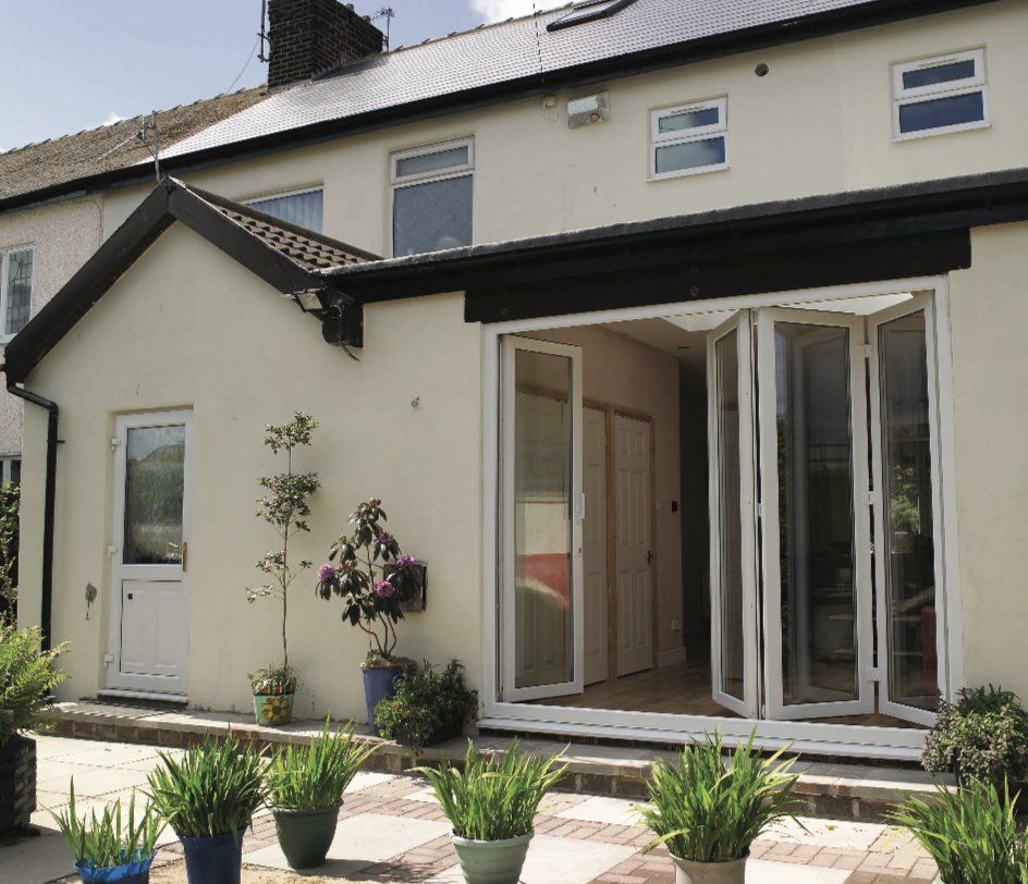UPVC bi-folding doors
