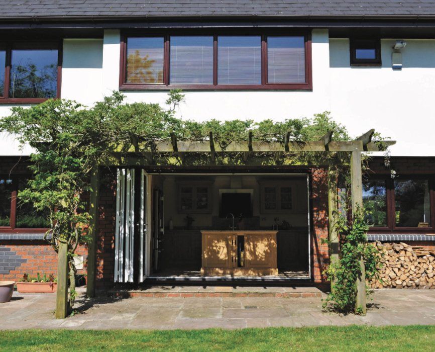 UPVC bi-folding doors