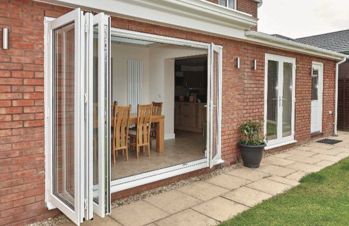 UPVC bi-folding doors
