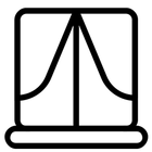 Icona di tende