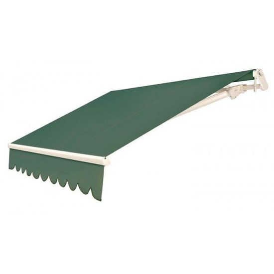 Tenda a bracci estensibili verde