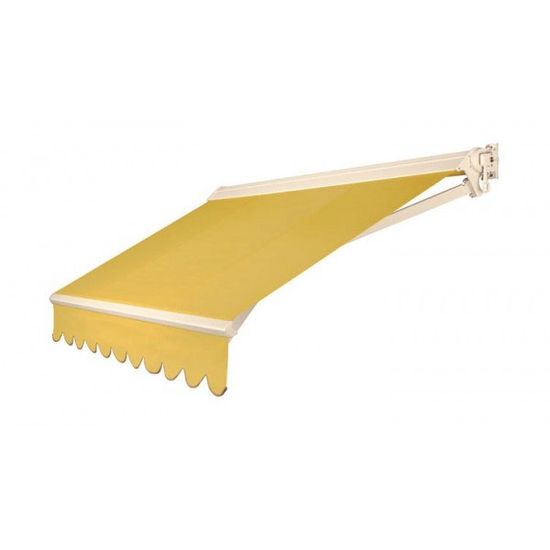 Tenda a bracci estensibili gialla